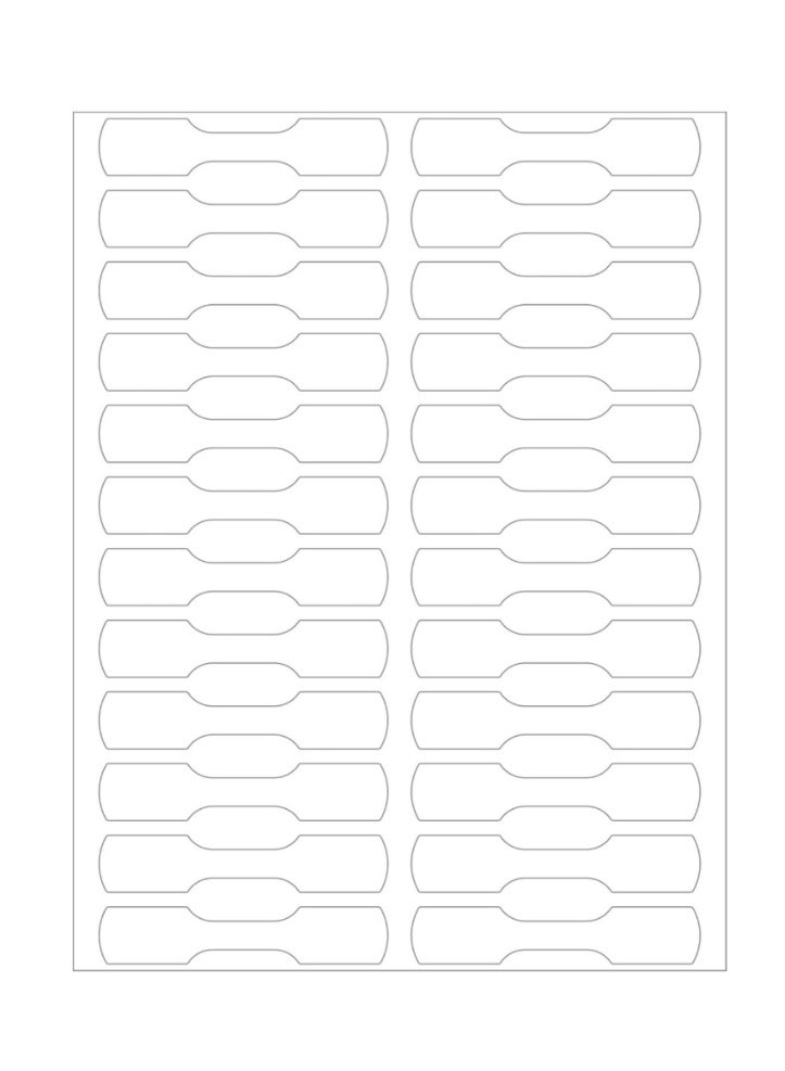 هيرما ملصقات حلقية HERMA 2510 (49 × 10 مم، 25 ورقة، ورق غير لامع) ذاتية اللصق، ملصقات أسعار لاصقة دائمة للكتابة اليدوية، 600 ملصق، 10 × 49 مم، أبيض - Image 3