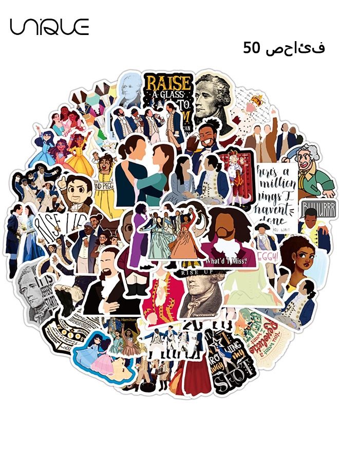 Unique Stickers Waterproof, 50 classic American Drama Hanmi Musical Graffiti Stickers Luggage Luggage Notebook Thermos Cup Stickers - Image 1