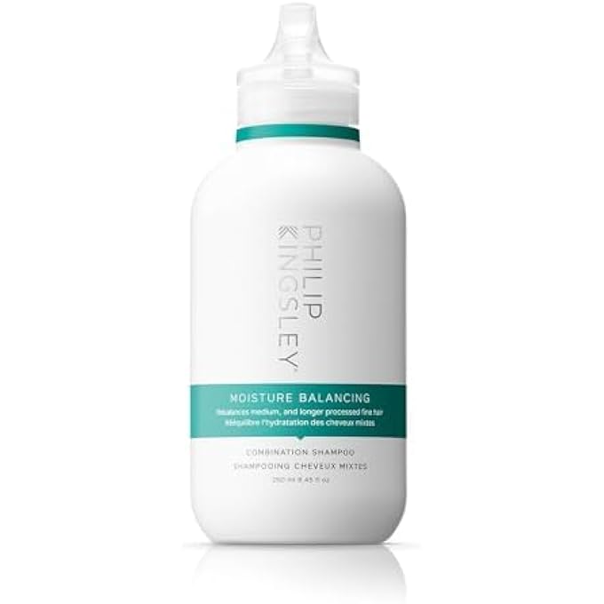 Philip Kingsley | MOISTURE BALANCING COMBINATION SHAMPOO | HYDRATING FOR DRY AND/OR OILY HAIR | ANTI-FRIZZ, ANTIOXIDANT SHAMPOO THAT HYDRATES AND ADDS SHINE | 8.4OZ - Image 1