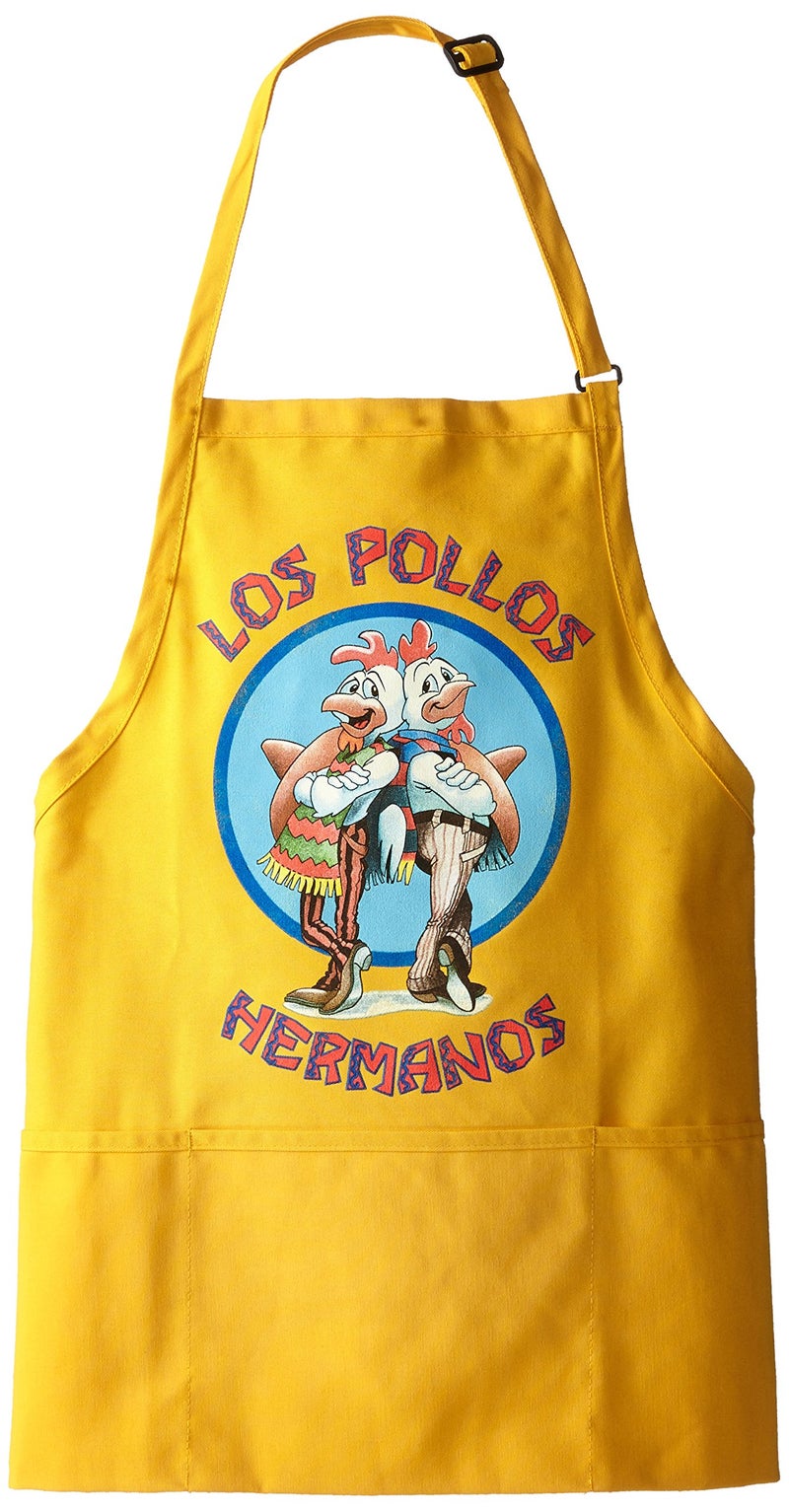 Breaking Bad Mens Los Pollos Hermanos Apron Yellow One Size