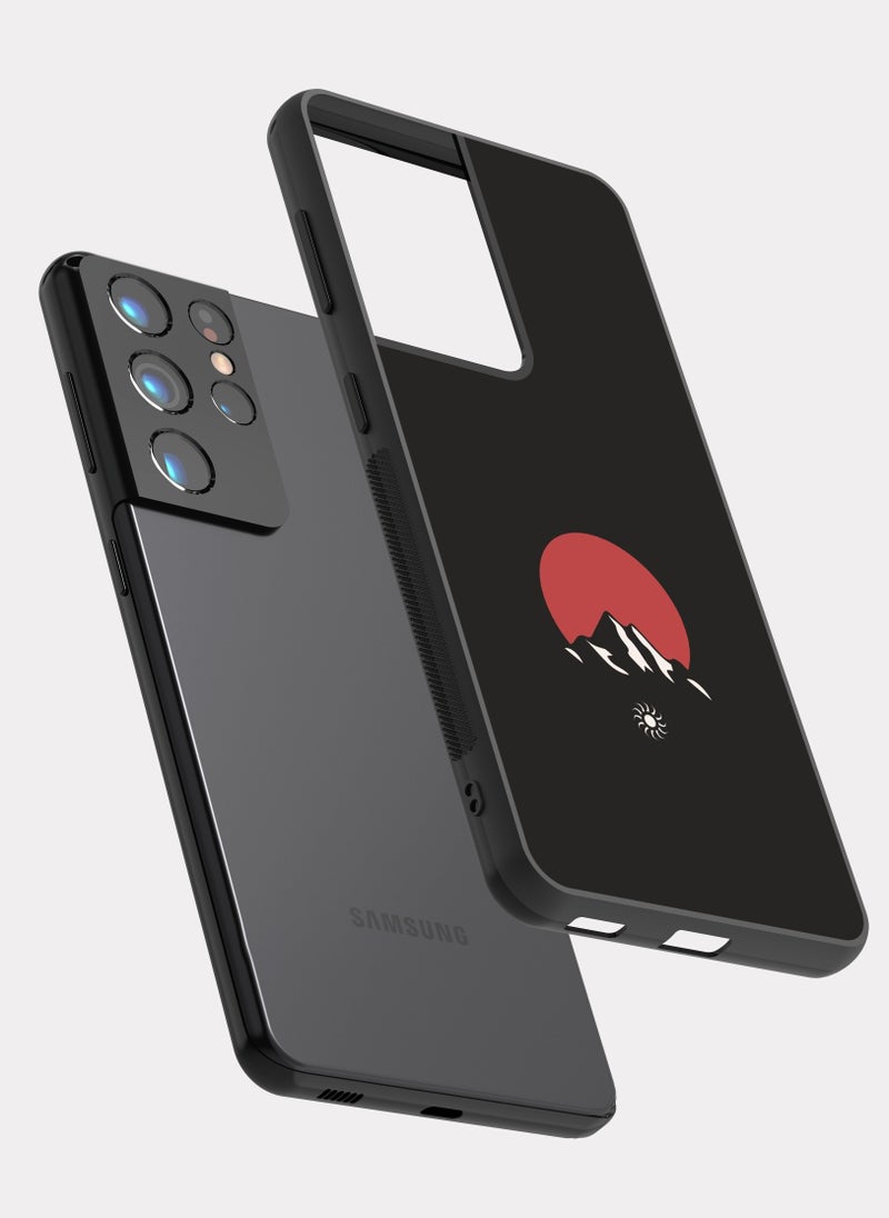 بكسلات كفر سامسونج جالكسي اس 21 الترا جبل اسود - Image 2