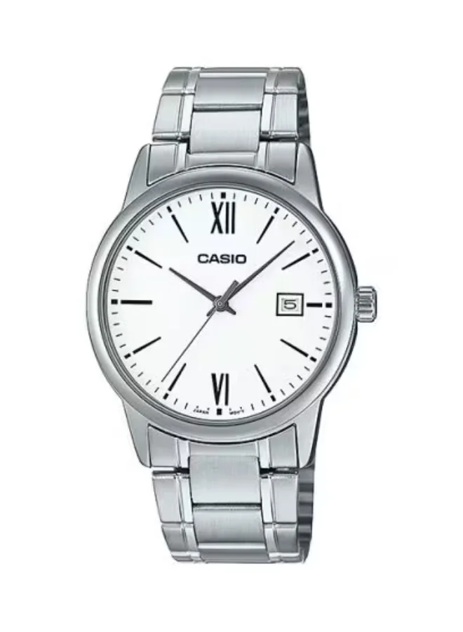 CASIO Men's Stainless Steel Analog Watch MTP-V002D-7B3UDF - 37 mm