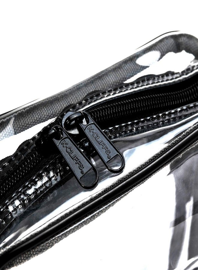 كي كليفس حقيبة عمل شفافة متينة من كي-كليفس، حقيبة غداء من مادة PVC شفافة متينة - Image 5