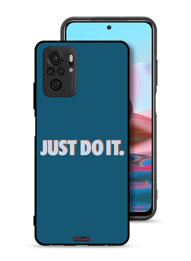 Tolwak Xiaomi Redmi Note 10 4G Protective Case Cover Just Do It - Image 1