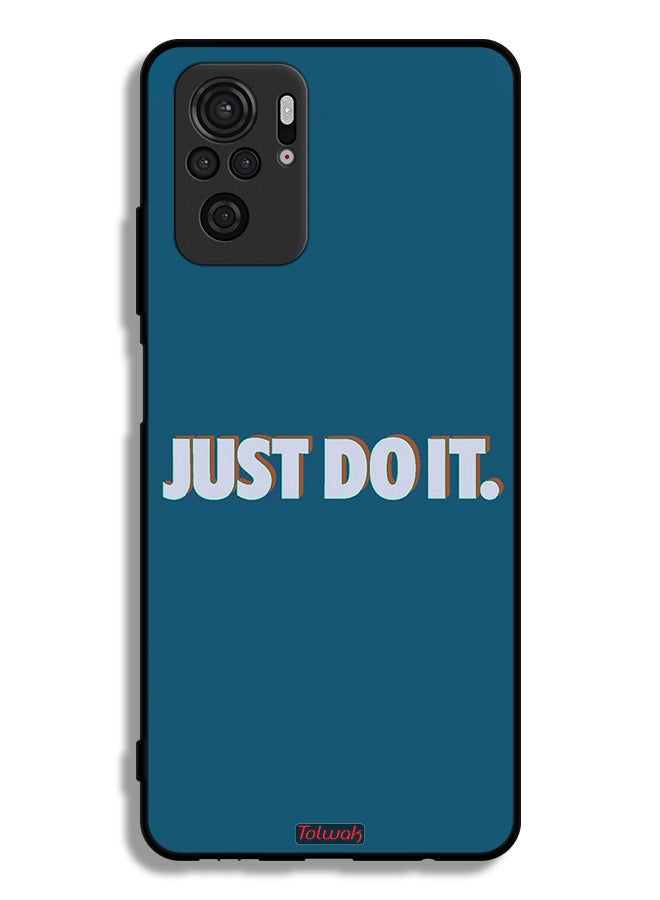 Tolwak Xiaomi Redmi Note 10 4G Protective Case Cover Just Do It - Image 2