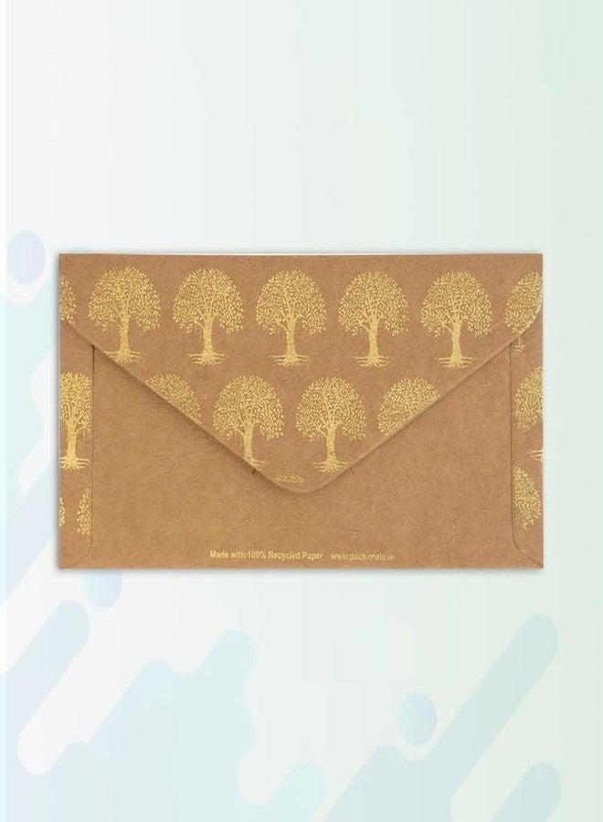 Packmate Tree Free Paper Packmate Shagun Envelope (Banyan Tree Design) - (Pack of 20) Made of 100% Recycled Paper - Image 3
