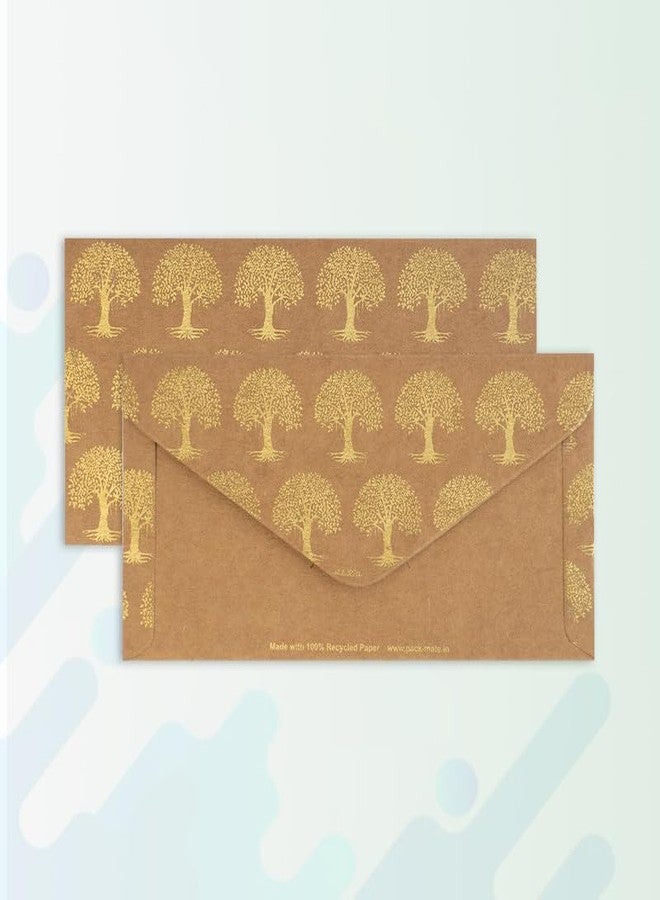 Packmate Tree Free Paper Packmate Shagun Envelope (Banyan Tree Design) - (Pack of 20) Made of 100% Recycled Paper - Image 4