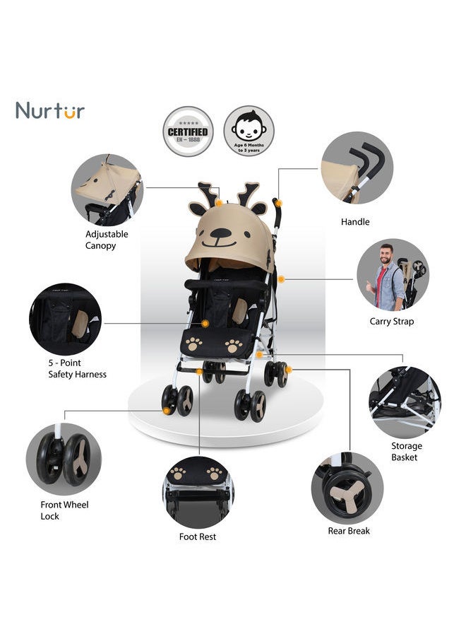 Luca Lightweight Stroller 0 To 36 Months Storage Basket Detachable Bumper 5 Point Safety Harness Compact Design Shoulder Strap - pzsku/ZE3E7F7B83C0D8A7A34C7Z/45/_/1693312696/1da75630-4c1d-4958-b560-05dfd1792ab7