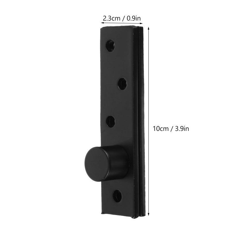Matte Black Stainless Steel 360 Degree Rotatable Door Hinge for Wood Doors - Image 3