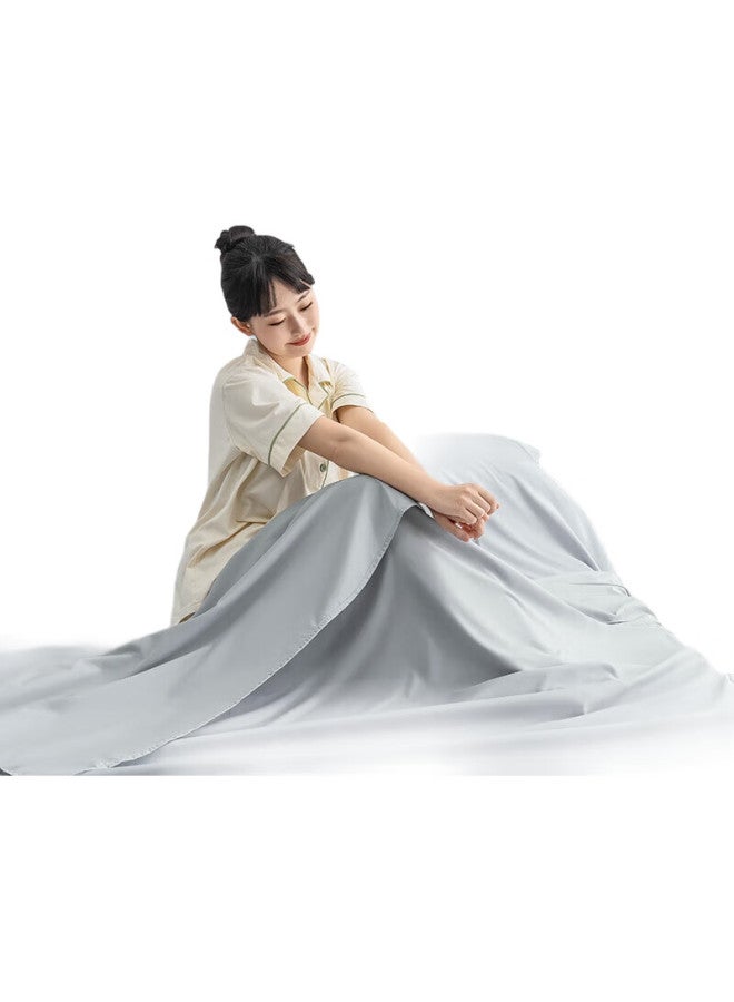 JD.com Jingzao Skin-Friendly Dirt-Proof Sleeping Bag For Travel, Hotel, Business Trips, Convenient Non-Disposable Anti-Dirt Bed Sheet And Duvet Cover, Single Size 75Cm - Image 2