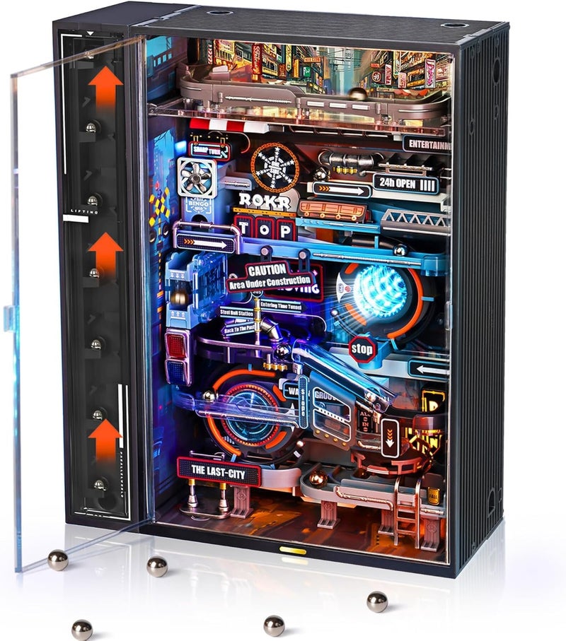 ROKR 3D Puzzles Building Toy Sets Marble Run Model Kits for Adults DIY Hobbies for Men Women Parallel World MR01S - Image 2