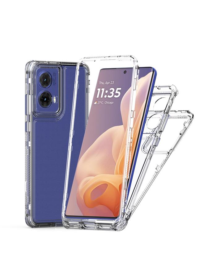 اس-توب جراب لهاتف موتورولا موتو جي 85 5 جي، جراب أكريليك شفاف - Image 2