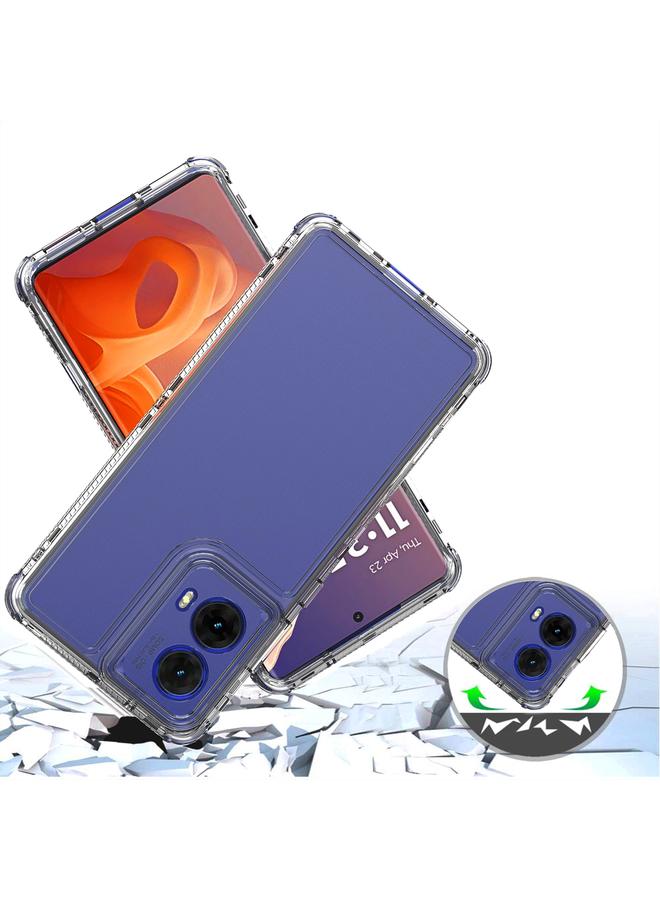 اس-توب جراب لهاتف موتورولا موتو جي 85 5 جي، جراب أكريليك شفاف - Image 4