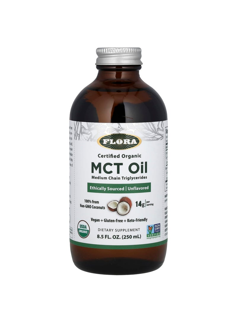 Certified Organic MCT Oil, 8.5 fl oz (250 ml)