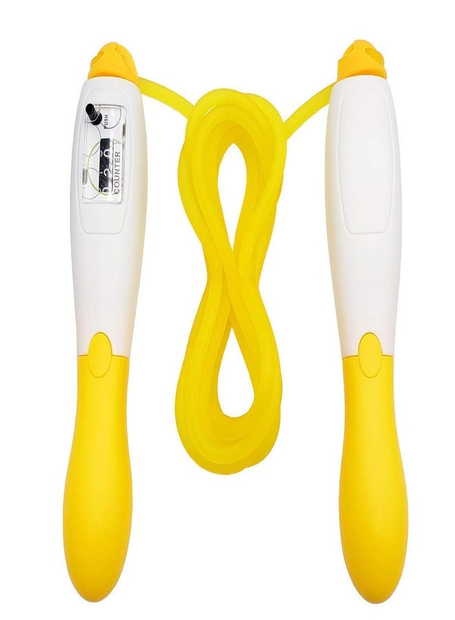 ORENAME Jump Skipping Rope for Men and Women with Number Counter Non-Slip Handle Tangle Free Rope Adjustable.Good Exercise Gym Training Tool for Adults & Kids (Orange) Title - Image 2