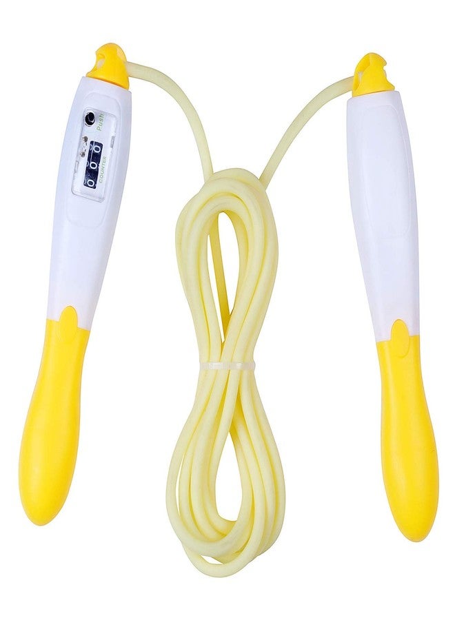 ORENAME Jump Skipping Rope for Men and Women with Number Counter Non-Slip Handle Tangle Free Rope Adjustable.Good Exercise Gym Training Tool for Adults & Kids (Orange) Title - Image 1