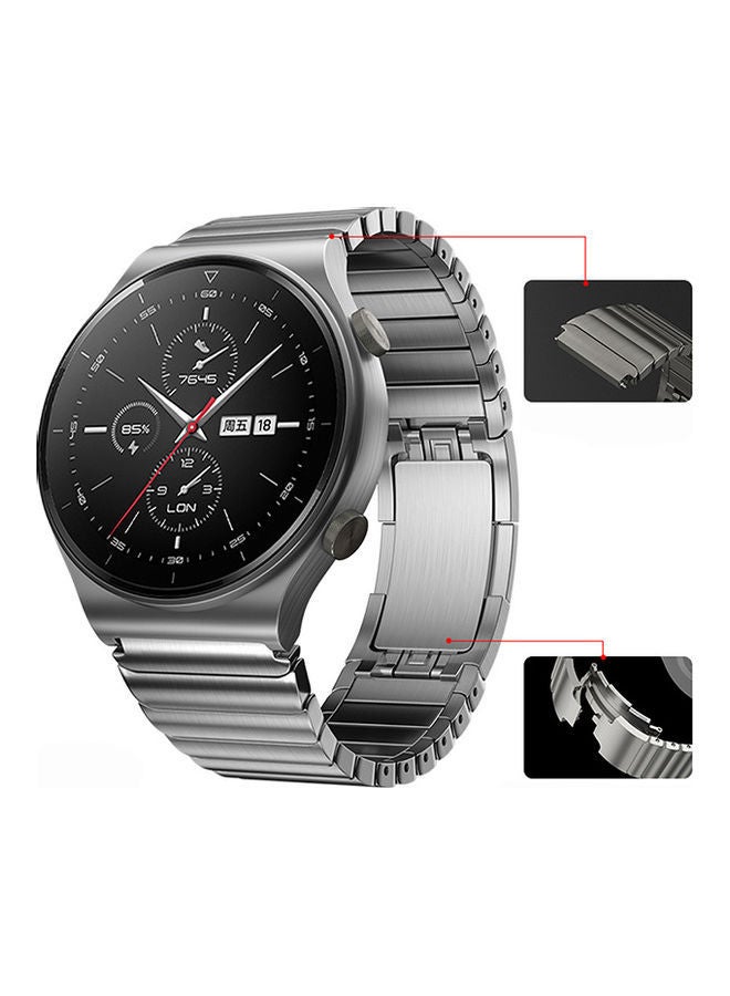 NIBEMINENT Replacement Band For Huawei GT2 Pro Silver  - Image 2