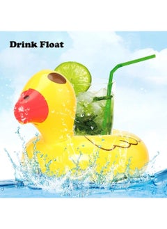 Y&D 15-Piece Inflatable Drink Holders Floating Cup Holders Beverages Beer Coasters For Summer Swim Pool Party  - Image 4