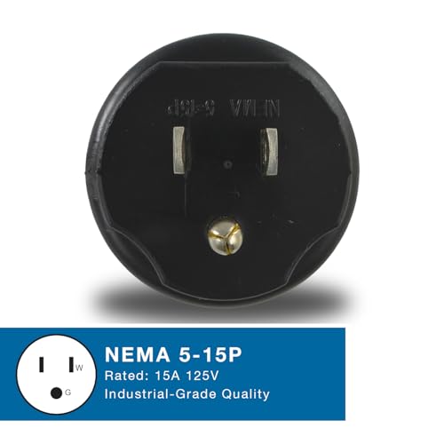Conntek NEMA 5-15P to NEMA L5-30R Locking Plug Adapter 15-Amp to 30-Amp - Image 3