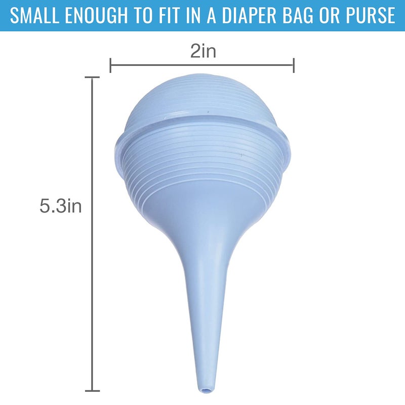 Briggs DMI Reusable Nasal Aspirator for Baby & Ear Bulb Syringe for Infant - Gentle Mucus Removal Suction to Clear Airway & Nasal | Baby Congestion Relief Nose Sucker For Baby - Image 3