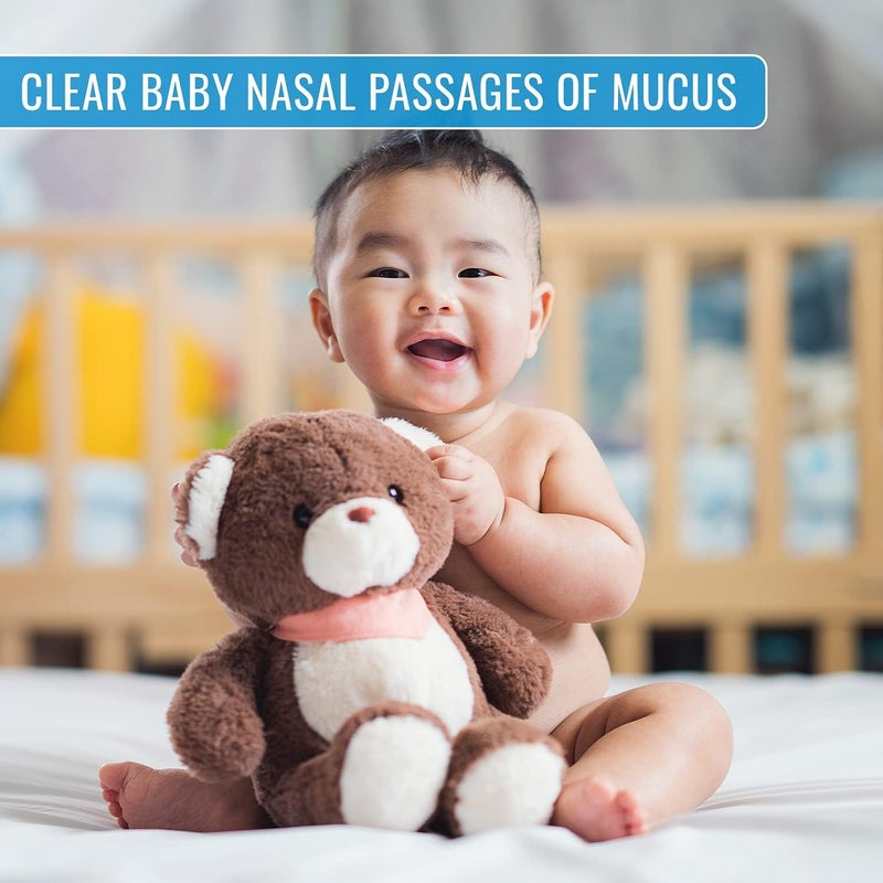 Briggs DMI Reusable Nasal Aspirator for Baby & Ear Bulb Syringe for Infant - Gentle Mucus Removal Suction to Clear Airway & Nasal | Baby Congestion Relief Nose Sucker For Baby - Image 2