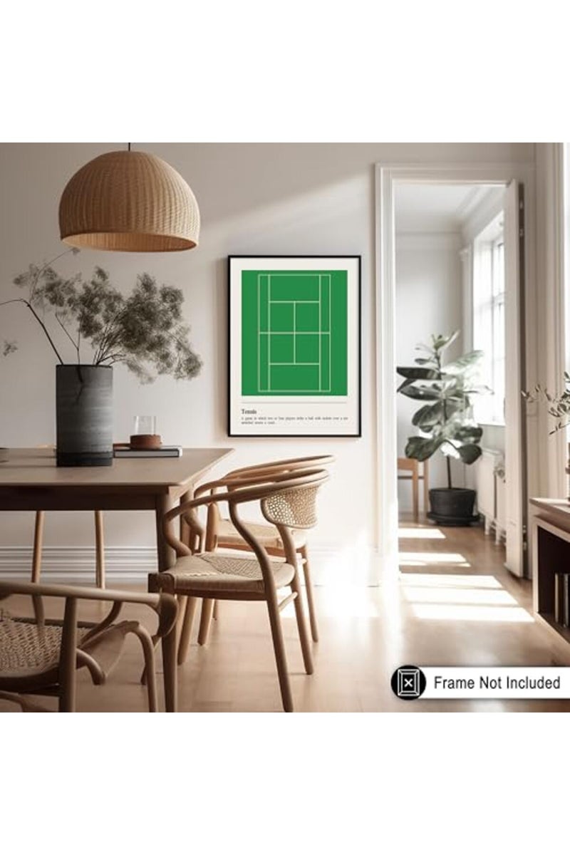 Poster Master Tennis Poster - Tennis Definition Print - Sports Art - Athlete Art - Tennis Court Art - Educational Art - Physical Education Art - Great Gym or Office Decor - 8x10 UNFRAMED Wall Art - Image 4