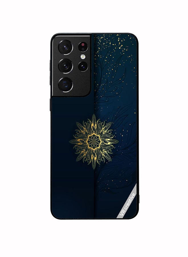 VR CREATIVE Protective Case Cover For Samsung Galaxy S21 Ultra 5G Flower Design Multicolour - Image 1