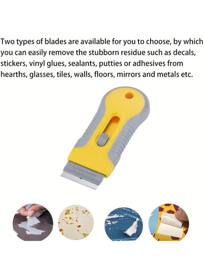 1 Handle 10 Blade Multi Surface Scraper Tool For Cleaning Glue Removal Home Car - Image 5