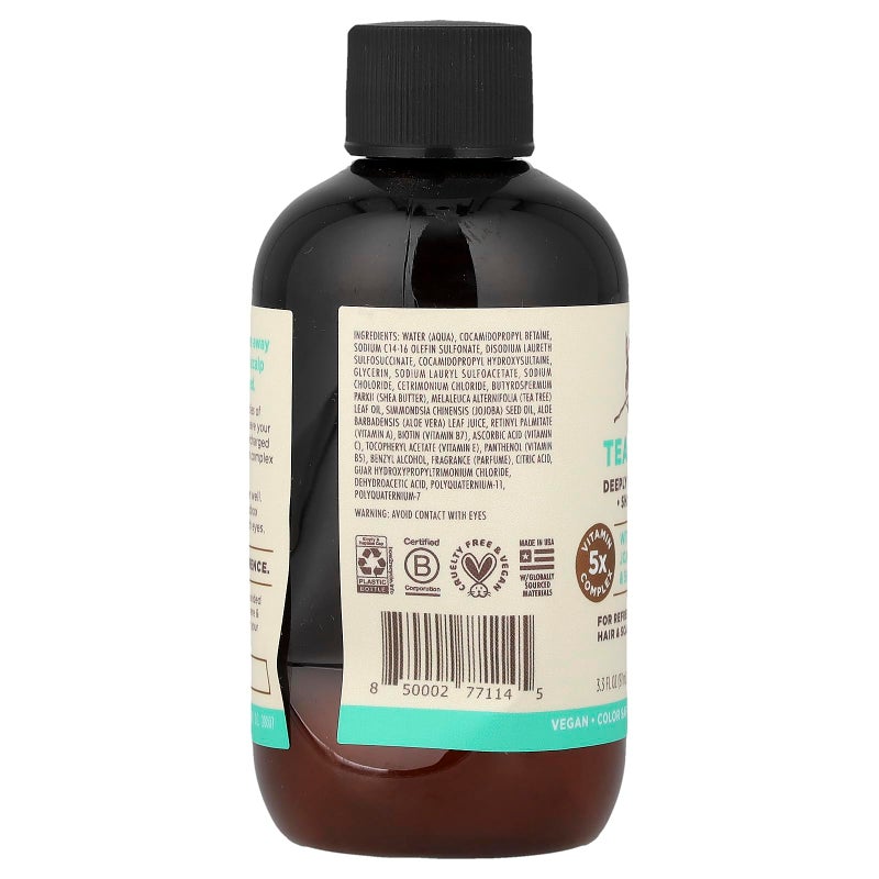 Soapbox, Tea Tree Clean & Purify Shampoo, 3.3 Fl Oz - Image 3