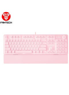 FANTECH Wired  Computer Keyboard, Full-Size Keyboard, 104-keys Mechanical Gaming Keyboard(Blue Switches), USB Plug-and-Play, 22 RGB Modes, Volume Scroll Wheel, Detachable Wrist Rest，Compatible with PC, Laptop  - Image 4