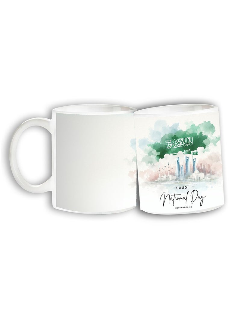 National Day, ceramic mug printed with a Saudi National Day design in white - pzsku/ZE3E91CCF3EB5422876F7Z/45/_/1725279672/155a0d73-603b-48ca-9602-c22f9b365159