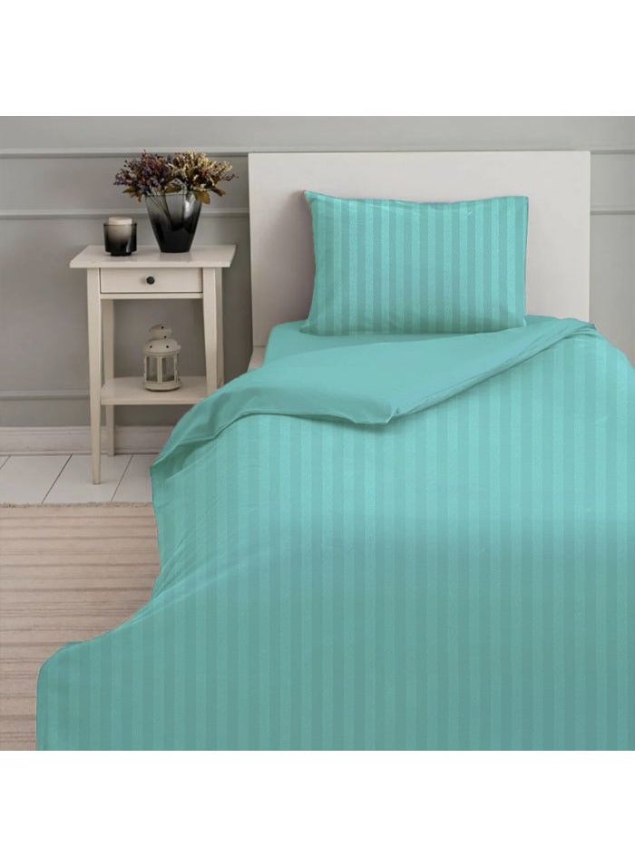 BYFT Tulip (Sea Green) Single Size Duvet Cover (165 x 245 + 30 Cm-Set of 1 Pc) 100% Cotton, Soft and Luxurious Hotel Quality Bed linen-300 TC  - Image 1