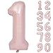 CHANGZHONG 40 In Matte Pink Number Balloons Helium Foil Mylar Balloon Birthday Party banquet Decoration Digital 1 - Image 3