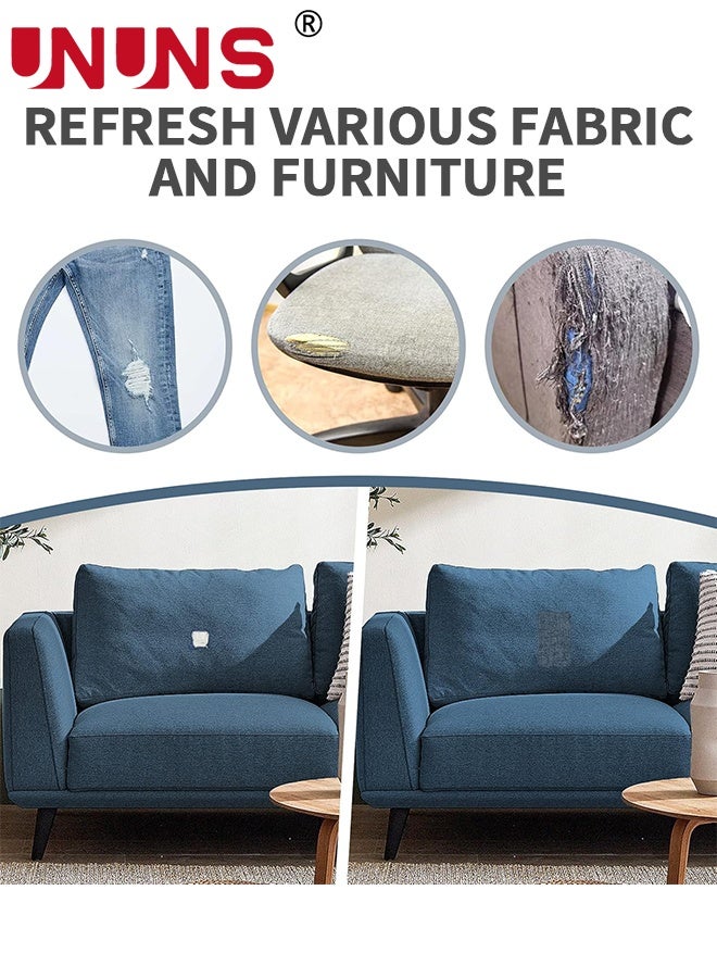 UNUNS Sofa Repair Patch,Fabric Repair Patches,Linen Repair Tape Self-Adhesive Fabric Patches Durable,DIY Large Linen Tape for Sofa,Couches,Furniture, Chair,Clothing,43*200cm,Dark-Bule - Image 4