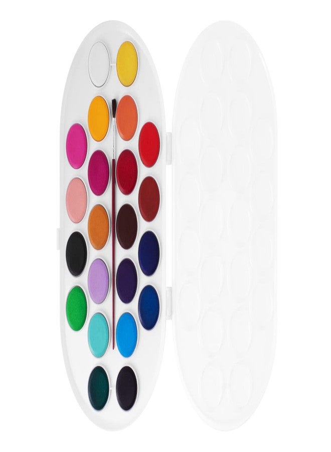 Jovi - Watercolor Paint + Brush Set, 22 tabs of 30mm, Bright and Intense Colors, Easy to dilute with Water and Quick Drying Paint, Gluten Free (830/22) - Image 2