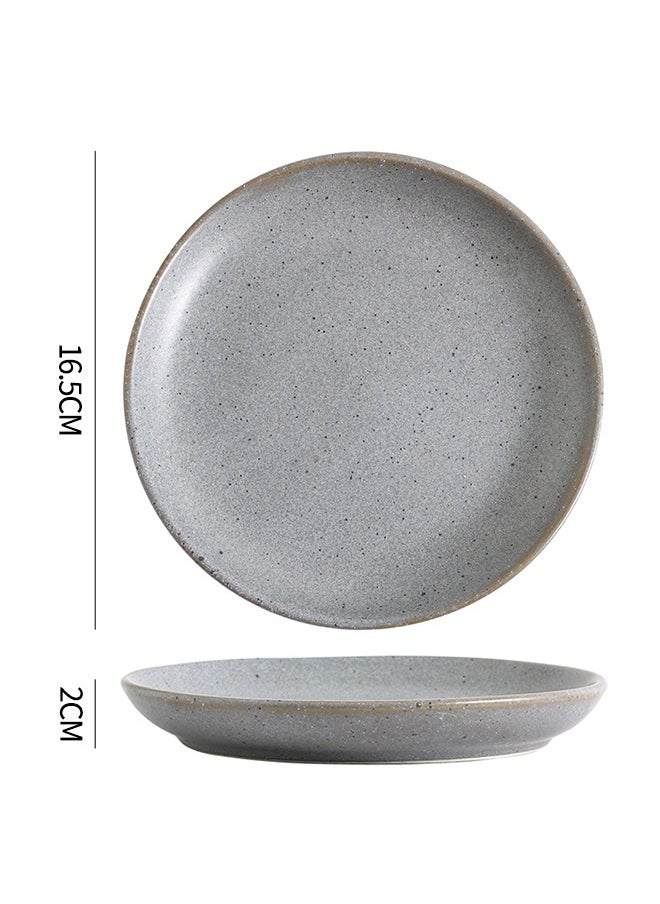 Shuer 4-Piece Safety Silicon Glaze Ceramic Dinnerware Sets 8 Inch  - Image 5
