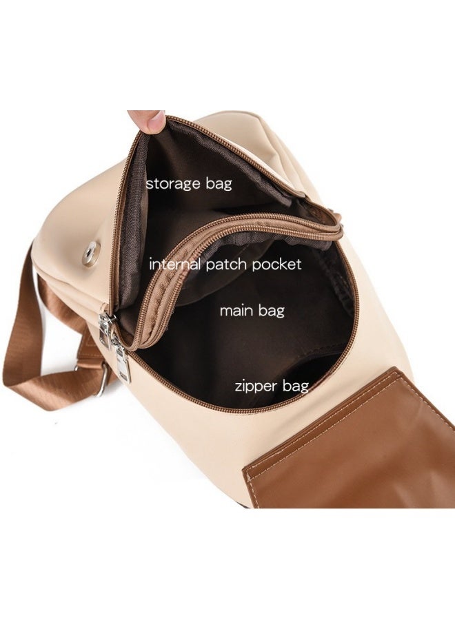 SHABILI Girls' Fashion Backpack, Women's  Contrast Color Schoolbag Back Bag College Bag, PU Leather Campus Style Tourist Bag Carry Bag for Youth, Teenager, Children, Kids, and Ladies  - Image 5