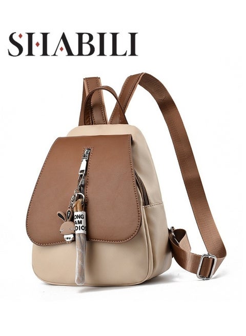 حقيبة ظهر عصرية للبنات، حقيبة ظهر مدرسية نسائية بألوان متباينة، حقيبة ظهر جامعية من الجلد الصناعي، حقيبة سفر على طراز الحرم الجامعي للشباب والمراهقين والأطفال والسيدات