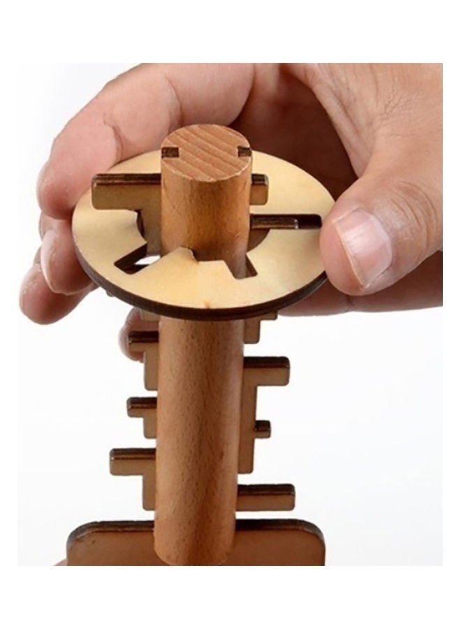 Key Lock 3D Wooden Brain Teaser - Image 5