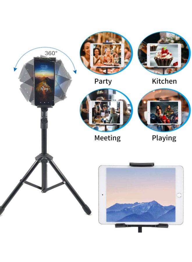 Mobile and Tablet Tripod Floor Stand for Home Office Stage for All 4.7-12.9 inch Diagonal inches Display Devices  - Image 2
