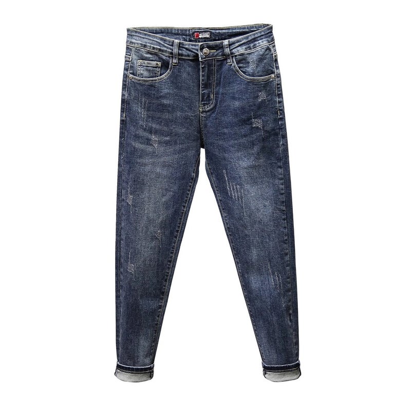 Unisex Classic Denim Jeans Loose Fit Daily Outdoor Wear - Image 5