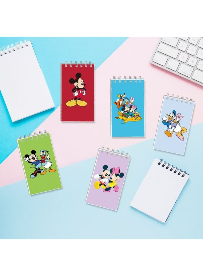 Mouse 10pcs Mickey Mouse and Donald Duck stationery notebooks, portable notebooks, memo books - Image 4