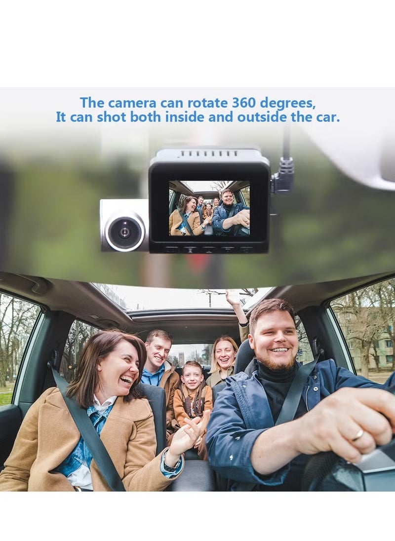 Generic 4K+1080P Dual Dash Cam with Sony High-Sensitivity Sensor, WiFi & Smart APP Control, Built-in 128GB U3 High-Speed Storage, Features Loop Recording, Night Vision, and Parking Monitor.  - Image 5