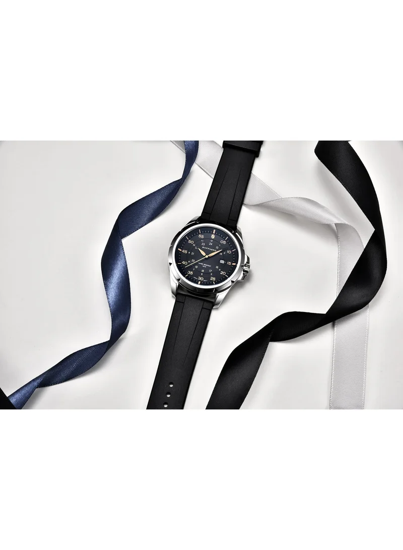 Sapphero  SAPPHERO Men's Silicone Waterproof Watch 5ATM Japanese Quartz Movement Stainless Steel Case Men's Watch Date Design Sport Casual Business Best Gift for Men for Men | Best Price UAE