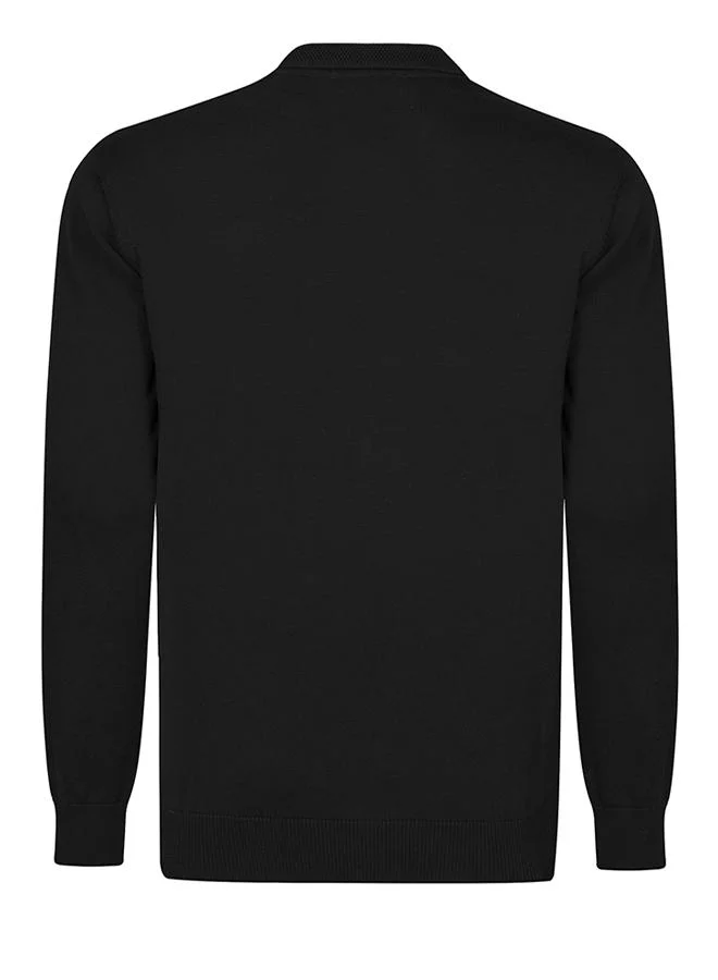 Felix Hardy Ecru-Black Pullover with Polo Collar Pack of 2 for Men | Best Price UAE
