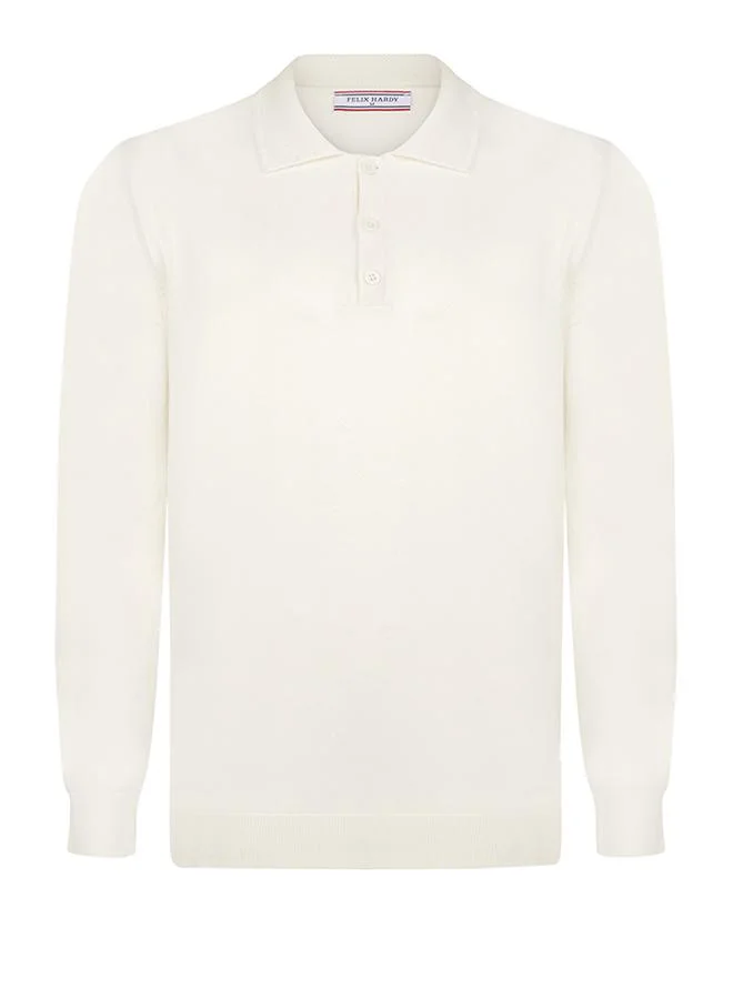 Felix Hardy Ecru-Black Pullover with Polo Collar Pack of 2 for Men | Best Price UAE