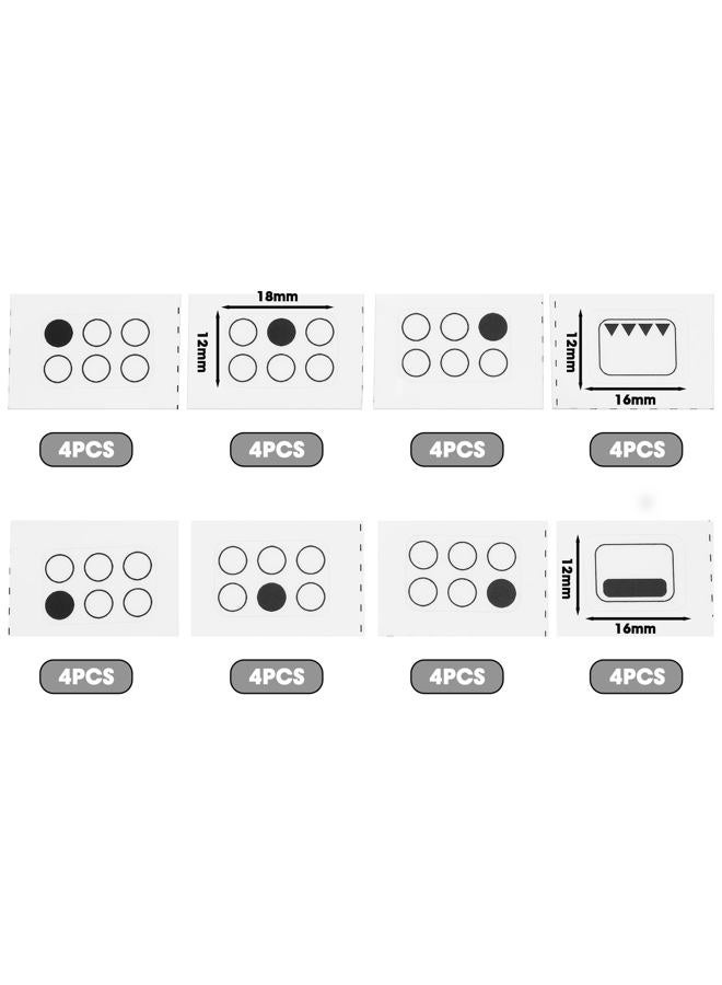 OTOTEC 2Set Cooker Stickers Burner Hob Stove Stickers Cooking Switch Sign Suitable for Stove Top Oven Marker Replacement 16x12mm 18x12mm - Image 4