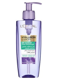 L'OREAL PARIS Hyaluron Expert Oil Control Deep Cleansing Gel - 200Ml 