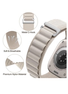 BORTONY Apple Watch Band 38mm 40mm 41mm Alpine Loop Pack of 4 with Adjustable Sport Nylon Elastic Strap for iWatch Ultra 8 7 6 5 4 3 2 1  - Image 4