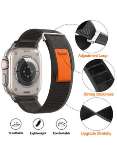 BORTONY Apple Watch Band 38mm 40mm 41mm Alpine Loop Pack of 4 with Adjustable Sport Nylon Elastic Strap for iWatch Ultra 8 7 6 5 4 3 2 1  - Image 3